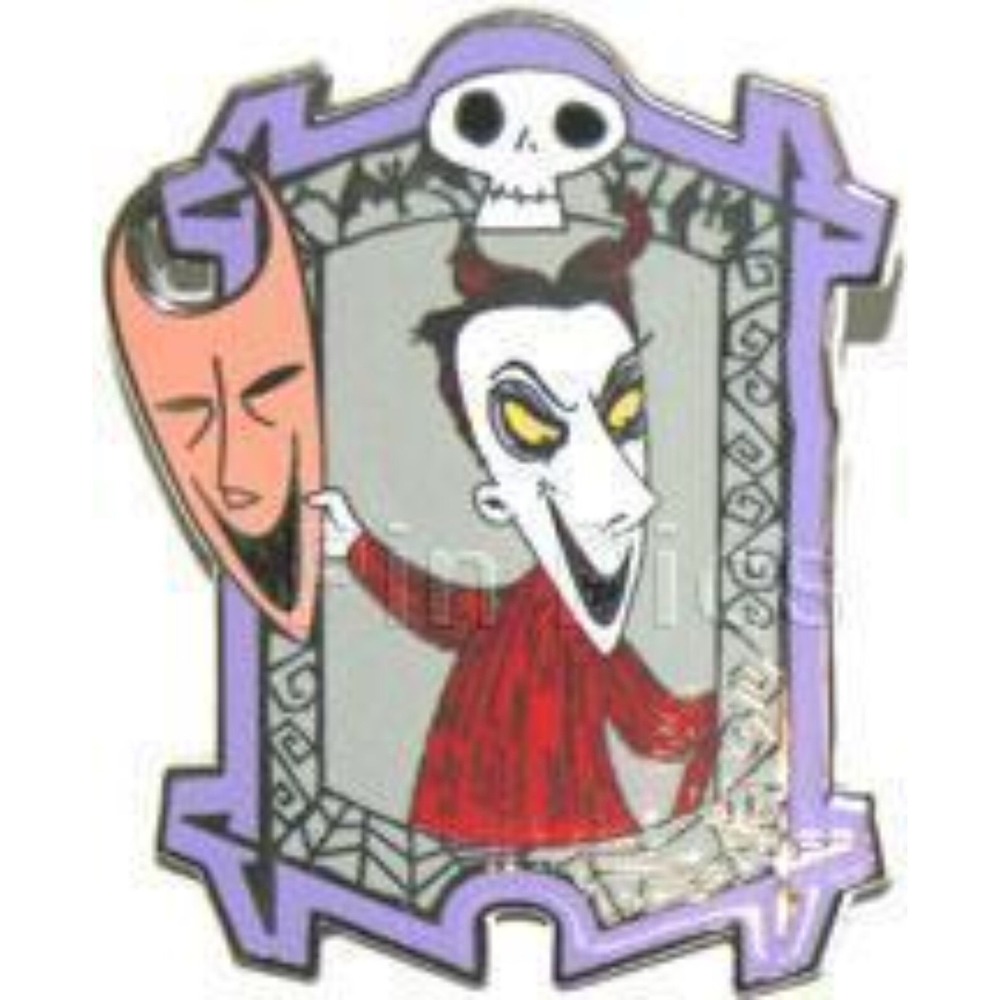 Disney Pin Nightmare Before Christmas Lock Devil Mask NBC Mystery 63710
